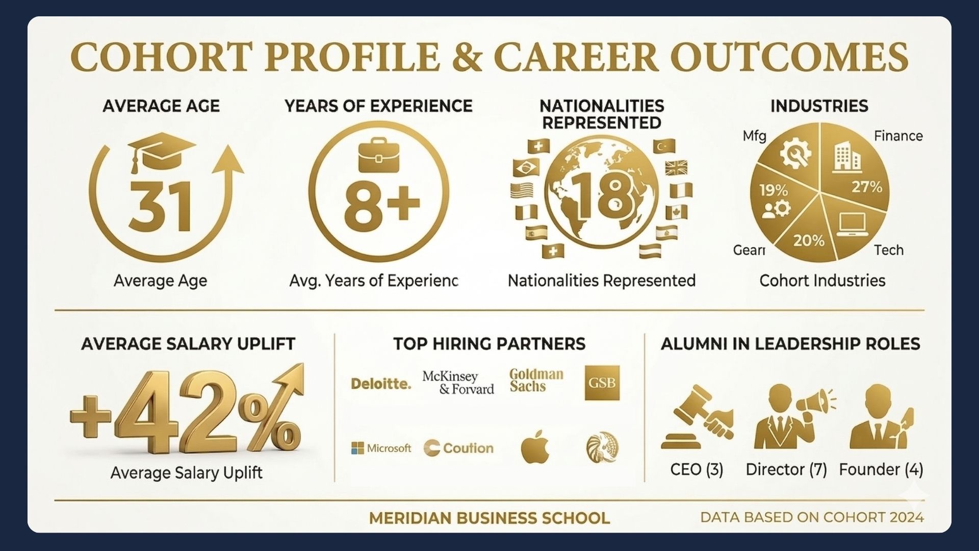 Cohort profile and career outcomes data